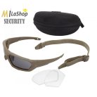 Revision ShadowStrike Military Kit - taktikai ballisztikus napszemüveg készlet(1 víztiszta és 1 füst lencsével) - több színben