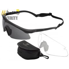   Revision Sawfly Legacy Essential Kit - taktikai ballisztikus védőszemüveg szett - víztiszta és füst színű lencsével - több méretben