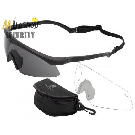 Revision Sawfly Legacy Essential Kit - taktikai ballisztikus védőszemüveg szett - víztiszta és füst színű lencsével - több méretben