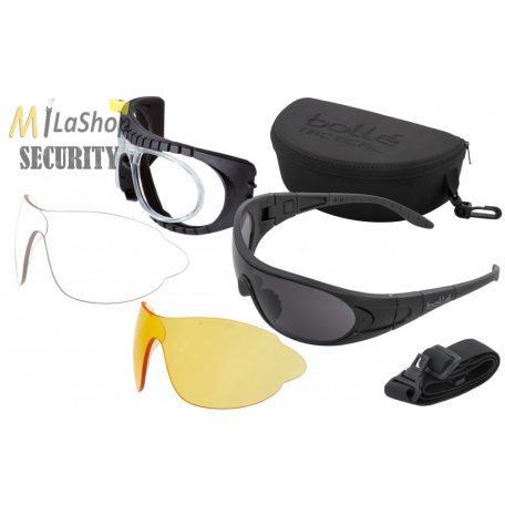 Bollé tactical raider kit - ballisztikus szemüveg készlet cserélhető 3 színű lencsével