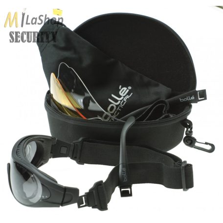 Bollé tactical raider kit - ballisztikus szemüveg készlet cserélhető 3 színű lencsével
