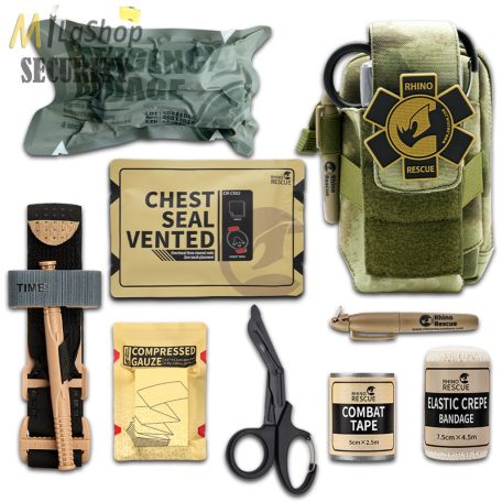 Rhino Rescue IFAK - Fanny Pack - elsősegély készlet  - mollés, fekete színben