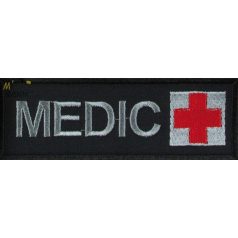 Medic patch, felvarró,tépőzáras - 46 x 114 mm