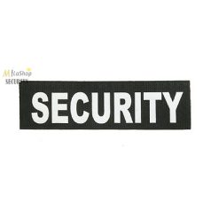Fényvisszaverő Security patch tépőzáras+alj 13 x 3,5 cm
