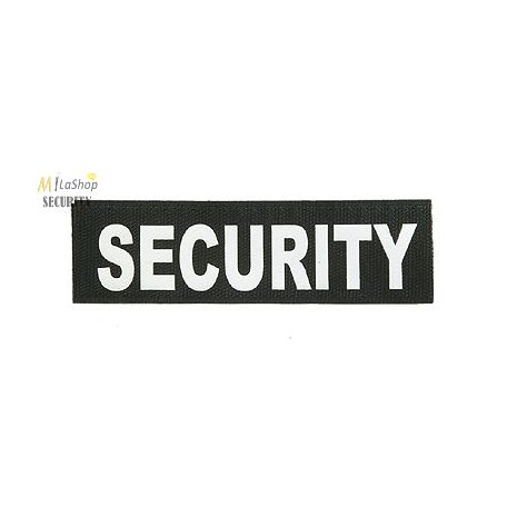 Fényvisszaverő Security patch tépőzáras+alj 13 x 3,5 cm