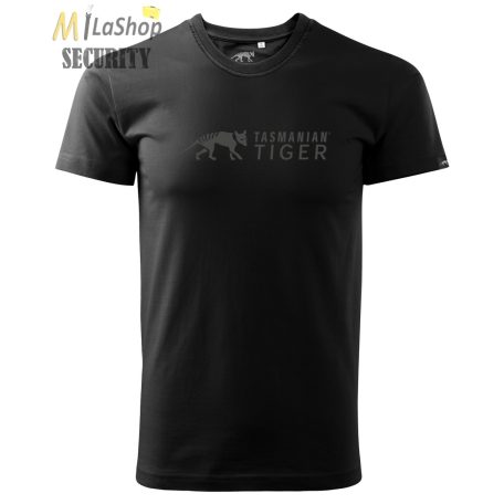 Tasmanian Tiger Logo T-shirt - pamut póló logóval - fekete
