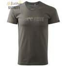 Tasmanian Tiger Logo T-shirt - pamut póló logóval - szürkészöld 