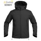 A10 EQUIPMENT® Fighter Softshell Jacket V2 vízálló taktikai dzseki - fekete színben