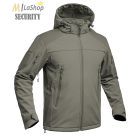 A10 EQUIPMENT® Fighter Softshell Jacket V2 vízálló taktikai dzseki - olívzöld színben
