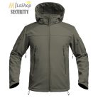 A10 EQUIPMENT® Fighter Softshell Jacket V2 vízálló taktikai dzseki - olívzöld színben
