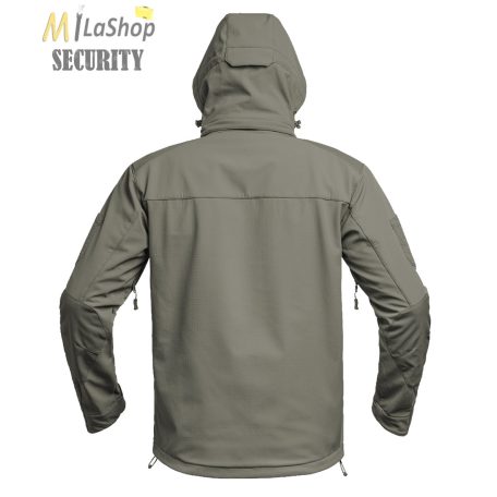 A10 EQUIPMENT® Fighter Softshell Jacket V2 vízálló taktikai dzseki - olívzöld színben