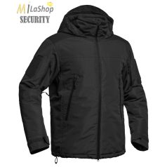   A10 EQUIPMENT® Fighter XMF 200 Hardshell Parka - vastag ripstop taktikai kabát - fekete színben
