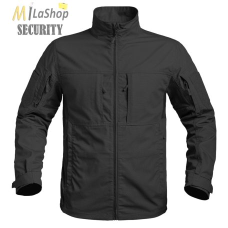 A10 EQUIPMENT® Fighter Short Jacket IRR - ripstop taktikai dzseki - fekete színben