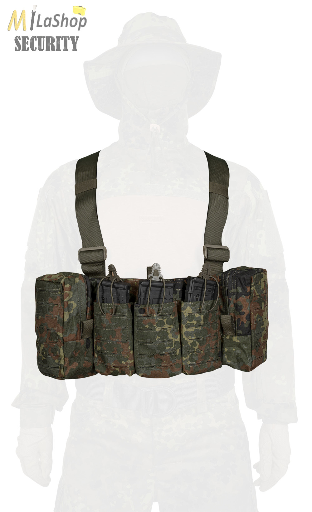 RCR2 Recon chest rig G36 - mellkasi szerelék- flecktarn szín