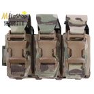 WAS (Warrior Assault Systems) lézervágott, tripla villanógránát/40 mm-es gránát tartó, IRR bevonattal - multicam színben 