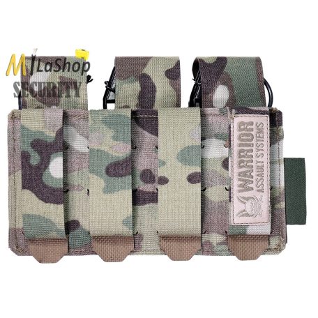 WAS (Warrior Assault Systems) lézervágott, tripla villanógránát/40 mm-es gránát tartó, IRR bevonattal - multicam színben 