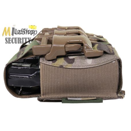 WAS (Warrior Assault Systems) lézervágott, tripla villanógránát/40 mm-es gránát tartó, IRR bevonattal - multicam színben 