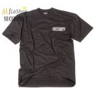 Mil-Tec Security póló (mindkét oldalán logózott) 