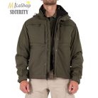 First Tactical Tactix Series System 2 az 1-ben parka - taktikai kabát + softshell dzseki - zöld színben