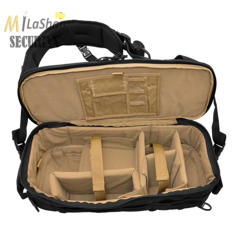 Hazard 4 Evac Plan B Hard Sling egypántos/félvállas hátizsák - 17 l - fekete színben