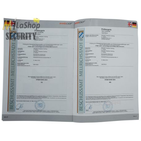 PRODEF® K3-D2 mod.III. - szúrás- és vágás elleni védőmellény - több méretben