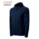 Sztreccs Polár cipzáras, kapucnis pulóver - több színben