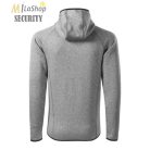 Sztreccs Polár cipzáras, kapucnis pulóver - több színben