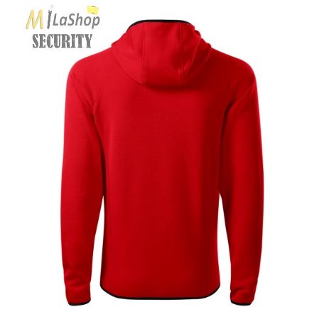 Sztreccs Polár cipzáras, kapucnis pulóver - több színben