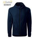 Sztreccs Polár cipzáras, kapucnis pulóver - több színben