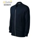 "Bomber" stílusú cipzáras pulóver, egyszínű, logózható  - több színben