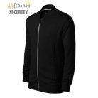 "Bomber" stílusú cipzáras pulóver, egyszínű, logózható  - több színben