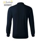 "Bomber" stílusú cipzáras pulóver, egyszínű, logózható  - több színben