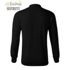 "Bomber" stílusú cipzáras pulóver, egyszínű, logózható  - több színben