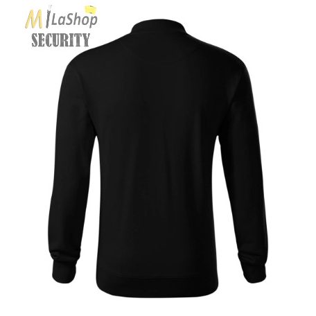 "Bomber" stílusú cipzáras pulóver, egyszínű, logózható  - több színben