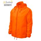 Kapucnis széldzseki Unisex neon színekben
