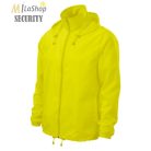 Kapucnis széldzseki Unisex neon színekben