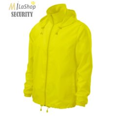 Kapucnis széldzseki Unisex neon színekben