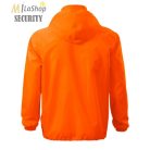 Kapucnis széldzseki Unisex neon színekben