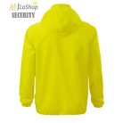 Kapucnis széldzseki Unisex neon színekben