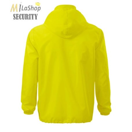 Kapucnis széldzseki Unisex neon színekben