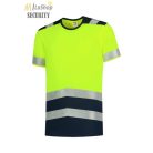 Jólláthatósági póló bicolor - fényvisszaverő csíkokkal - több színben