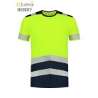 Jólláthatósági póló bicolor - fényvisszaverő csíkokkal - több színben