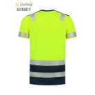 Jólláthatósági póló bicolor - fényvisszaverő csíkokkal - több színben