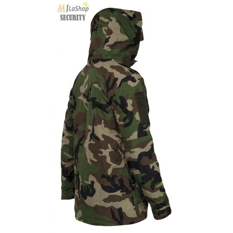 Mil-Tec WET Weather GEN.II vízálló taktikai kabát kivehető polár dzsekivel - woodland színben