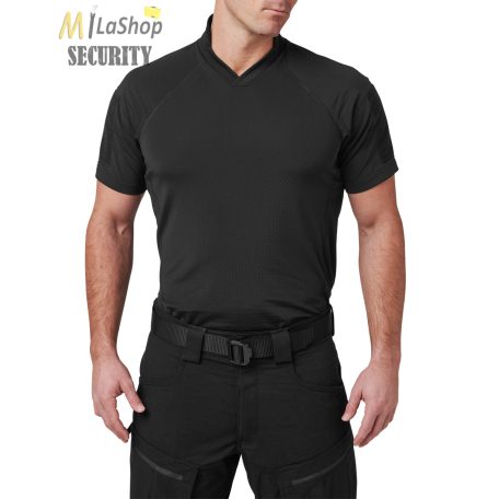 5.11 Tactical V.XI Sigurd Shirt rövidujjú póló/aláöltözet - fekete színben