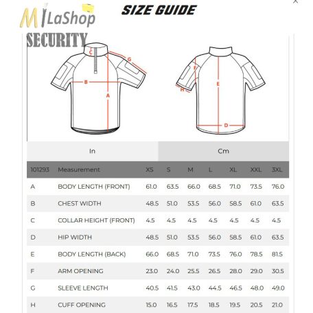 Condor Combat Shirt GEN II rövid ujjú - kék színben