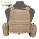 Warrior Assault Systems (WAS) DCS DA M4 5.56MM Plate Carrier - coyote tan színben