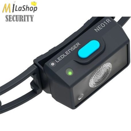LEDLENSER NEO1R tölthető, akkumulátoros ultrakompakt fejlámpa, 250 lm - fekete/kék színben 