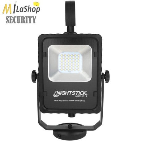 Nightstick akkumulátoros térvilágító lámpa mágneses talppal, állvánnyal, hordtáskával (állvánnyal és  állvány nélkül is használható) - 1000 lm