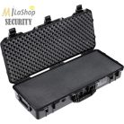 Peli AIR CASE 1705 gurulós műanyag táska, védőtok - fekete színben, választható felszereltséggel Belső: 813 x 309 x 165 mm